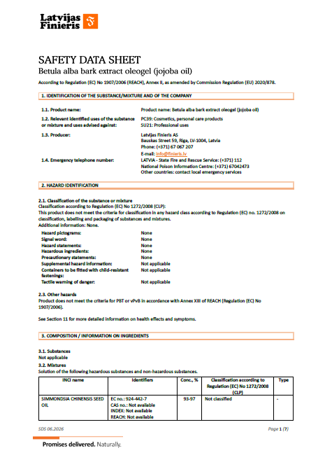 Safety data sheet